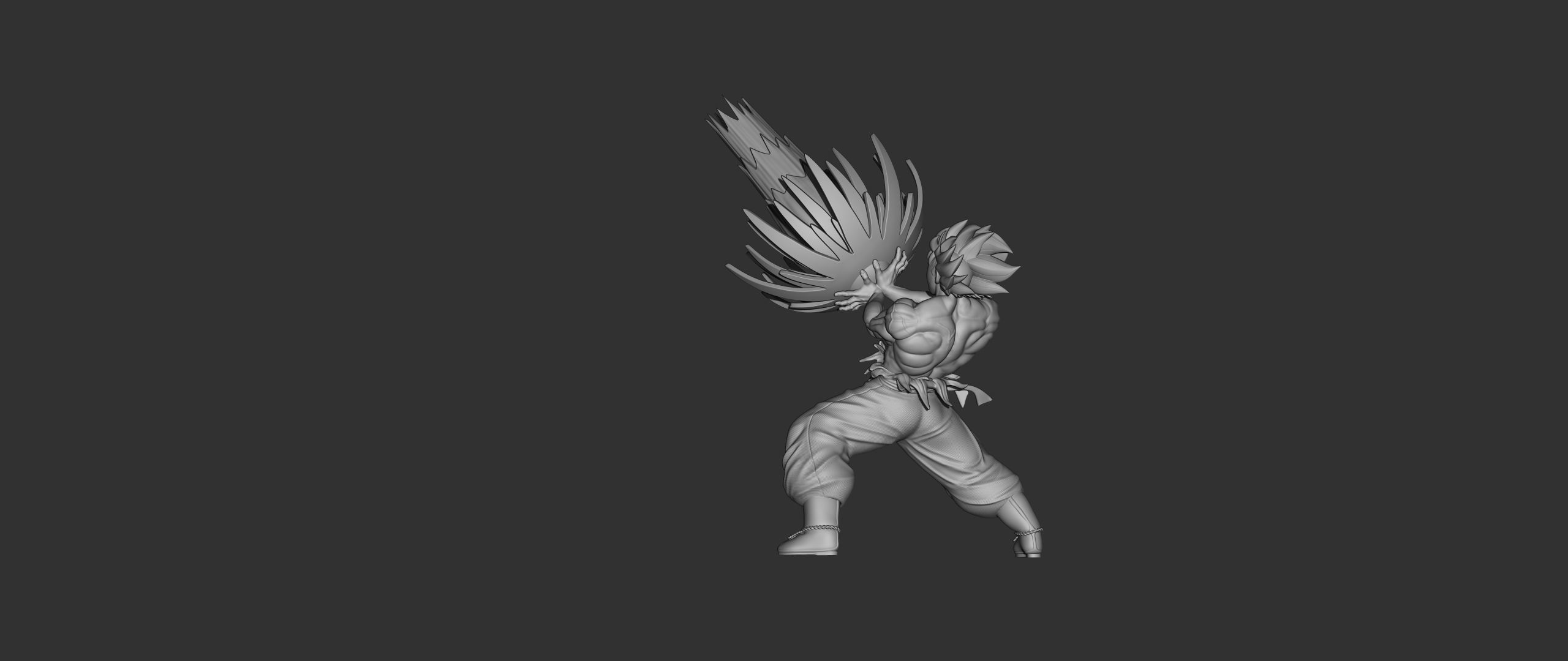 DRAGONBALL Z Goku Kaioken fan art 3D model 3D printable | CGTrader