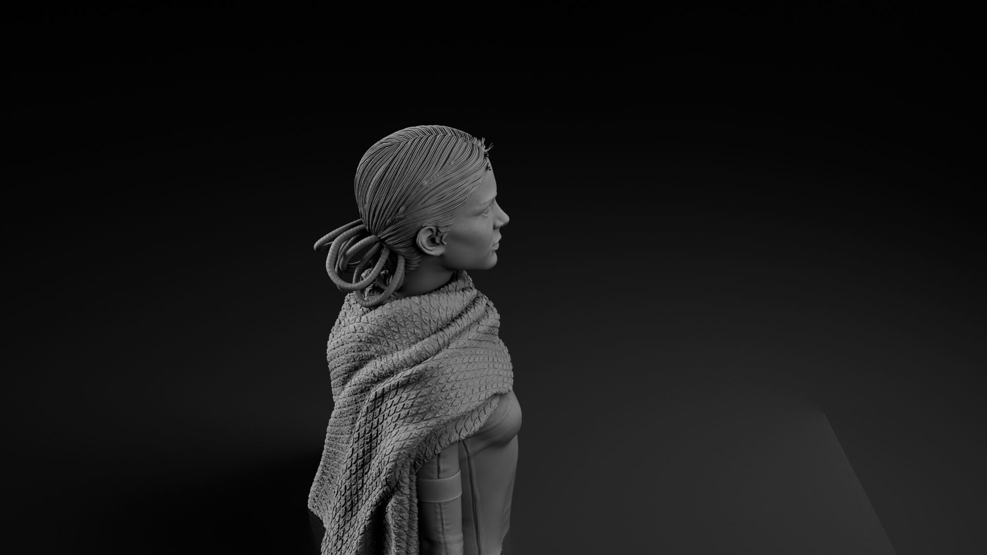 Natalie Portman - Padme Amidala - Star Wars Episode II 3D model 3D ...