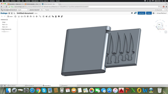 cutting board free 3D model 3D printable | CGTrader