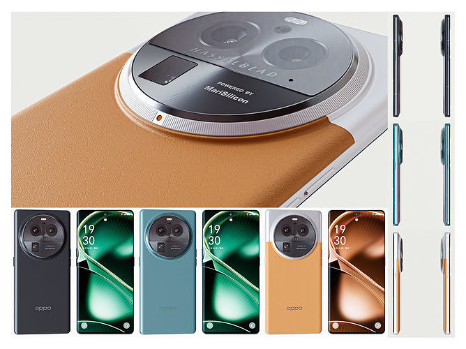 OPPO Find X6 Pro cell phone 3D model | CGTrader