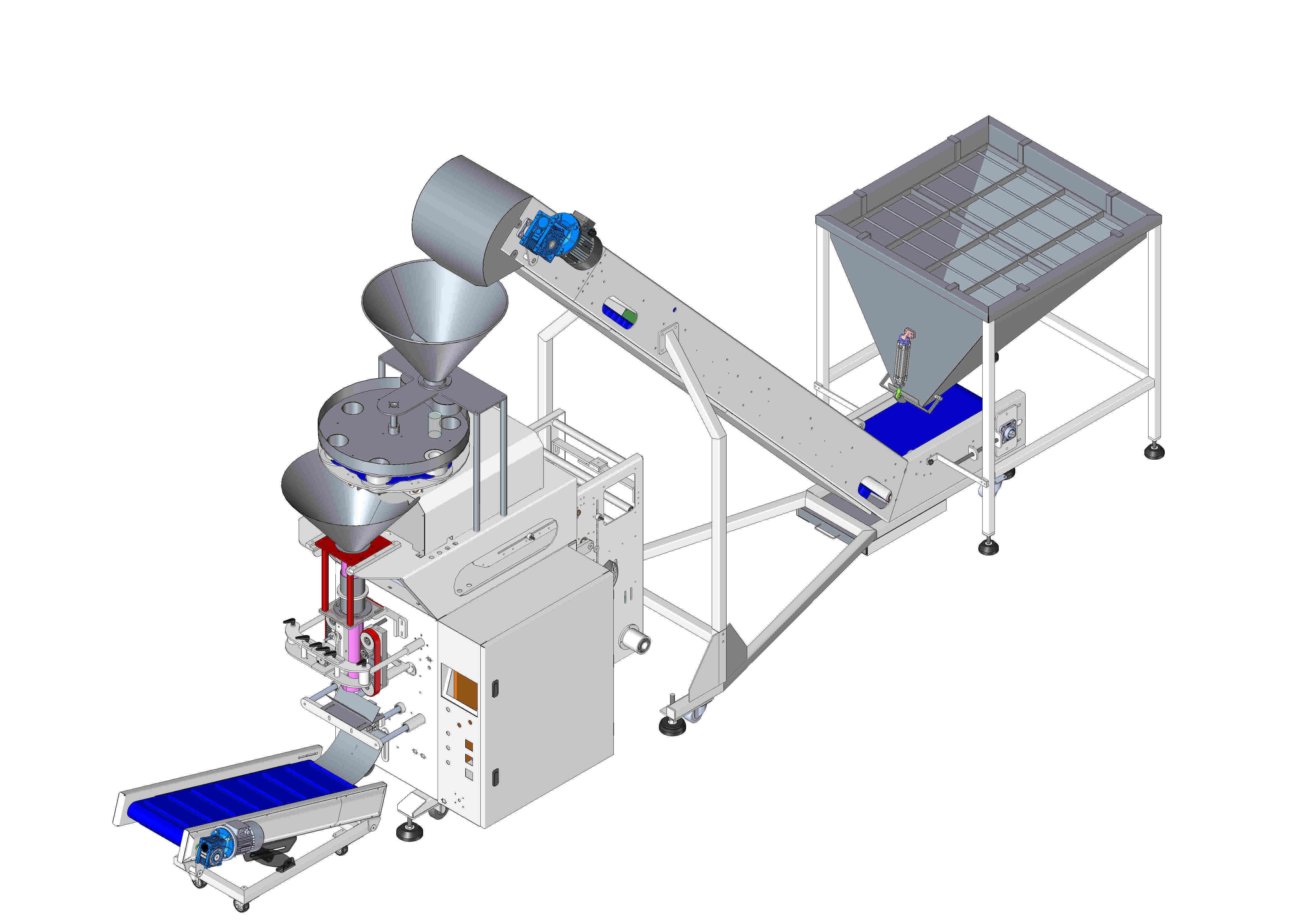 Volumetric Filler Machine 3D model CGTrader
