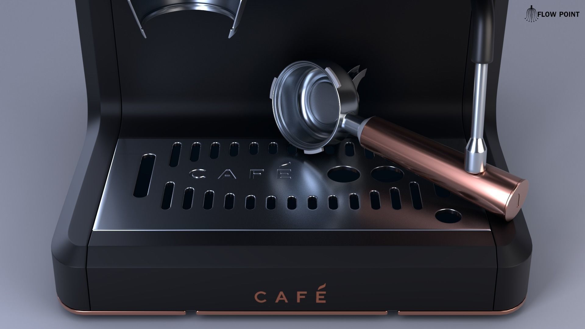 Cafe Bellissimo Coffee Maker 3D model CGTrader