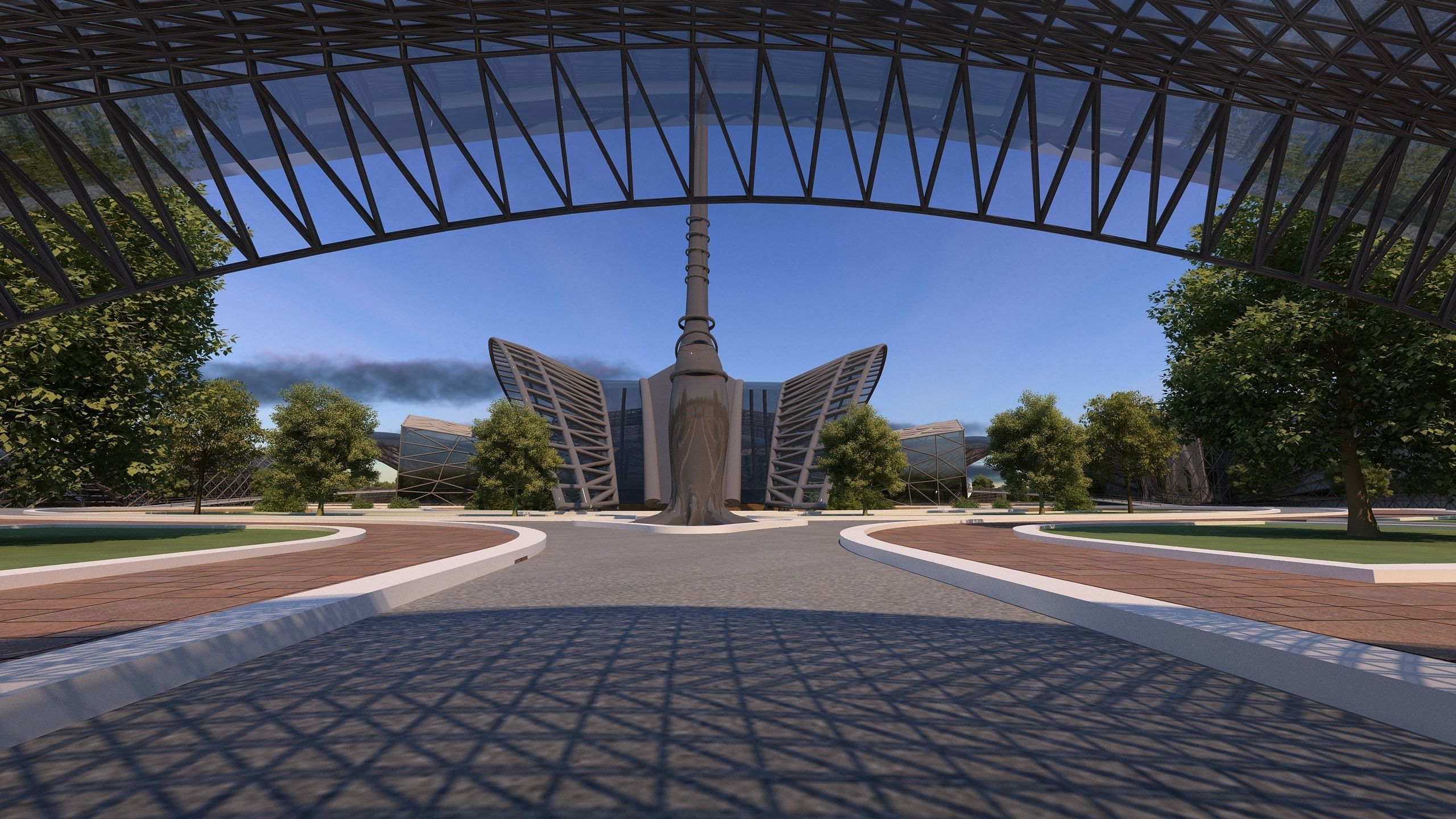 0154 Train Station Architecture Project 2D Drawings3D Files 3D