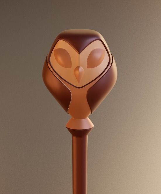 OWLBERT PALISMAN 3D model 3D printable CGTrader