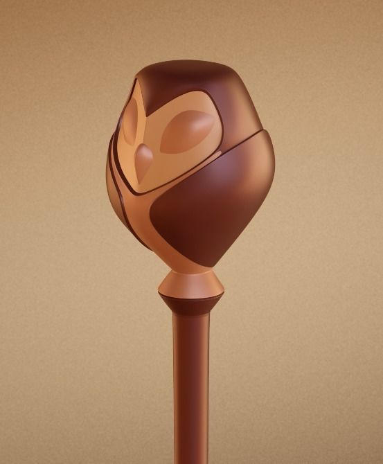 OWLBERT PALISMAN 3D model 3D printable CGTrader