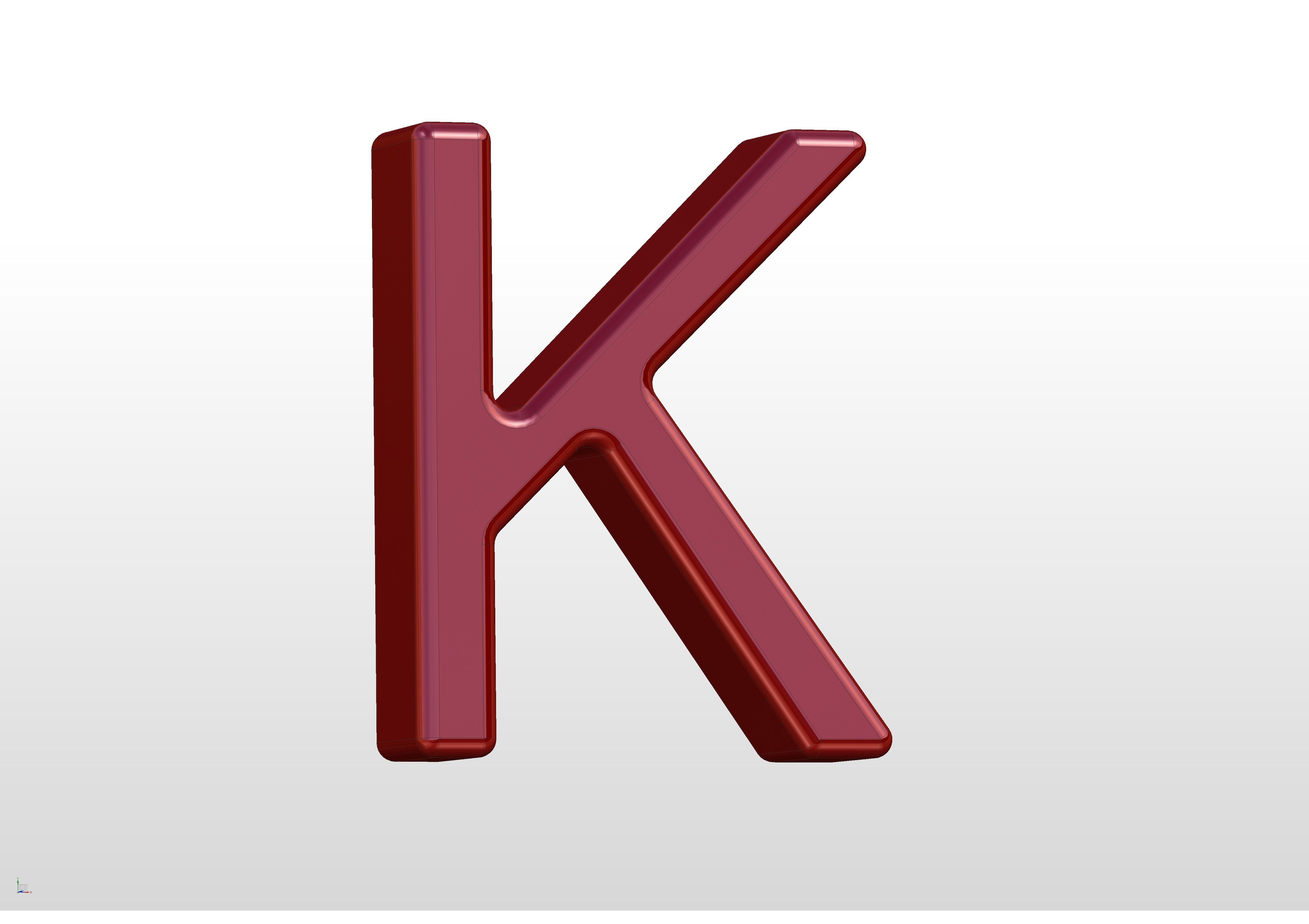 3D printable alphabet models 3D model 3D printable | CGTrader