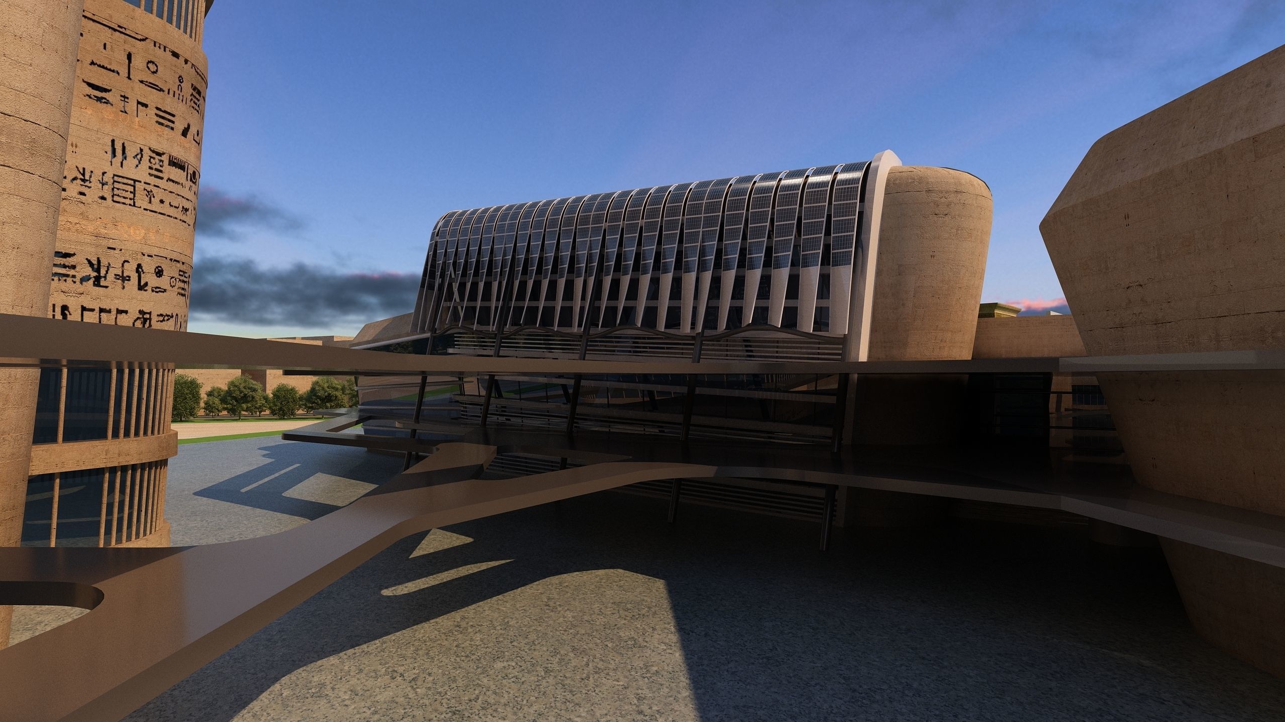 0158 - Architecture Complex Project 3D model | CGTrader