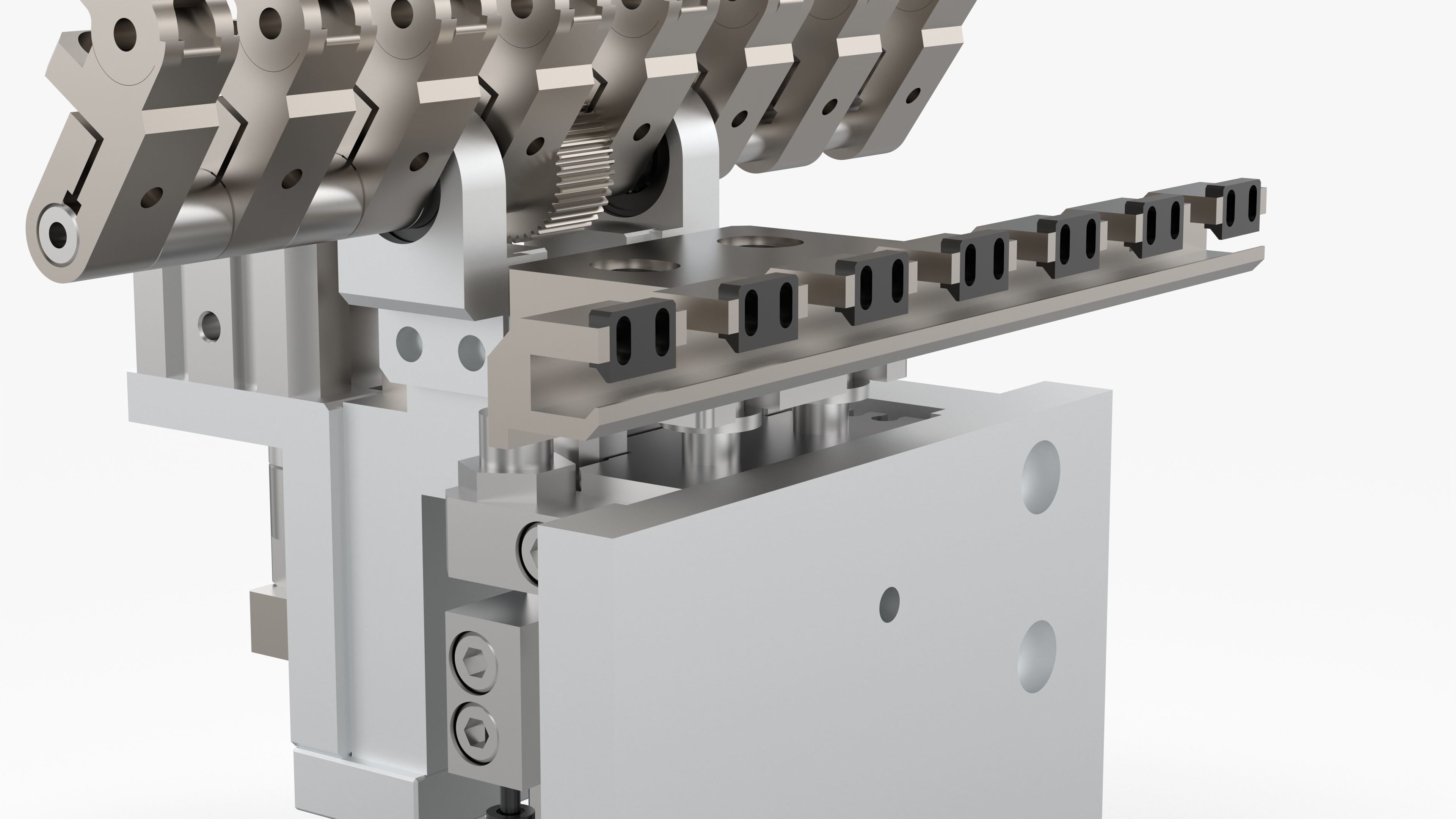 Rack and Pinion Gripper Mechanism 3D model CGTrader