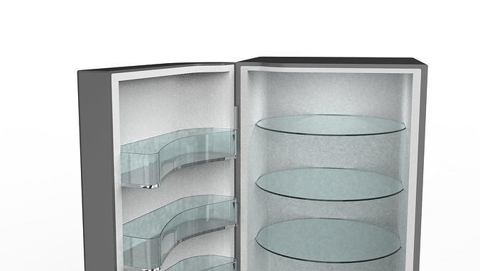 Circular refrigerator 3D model | CGTrader