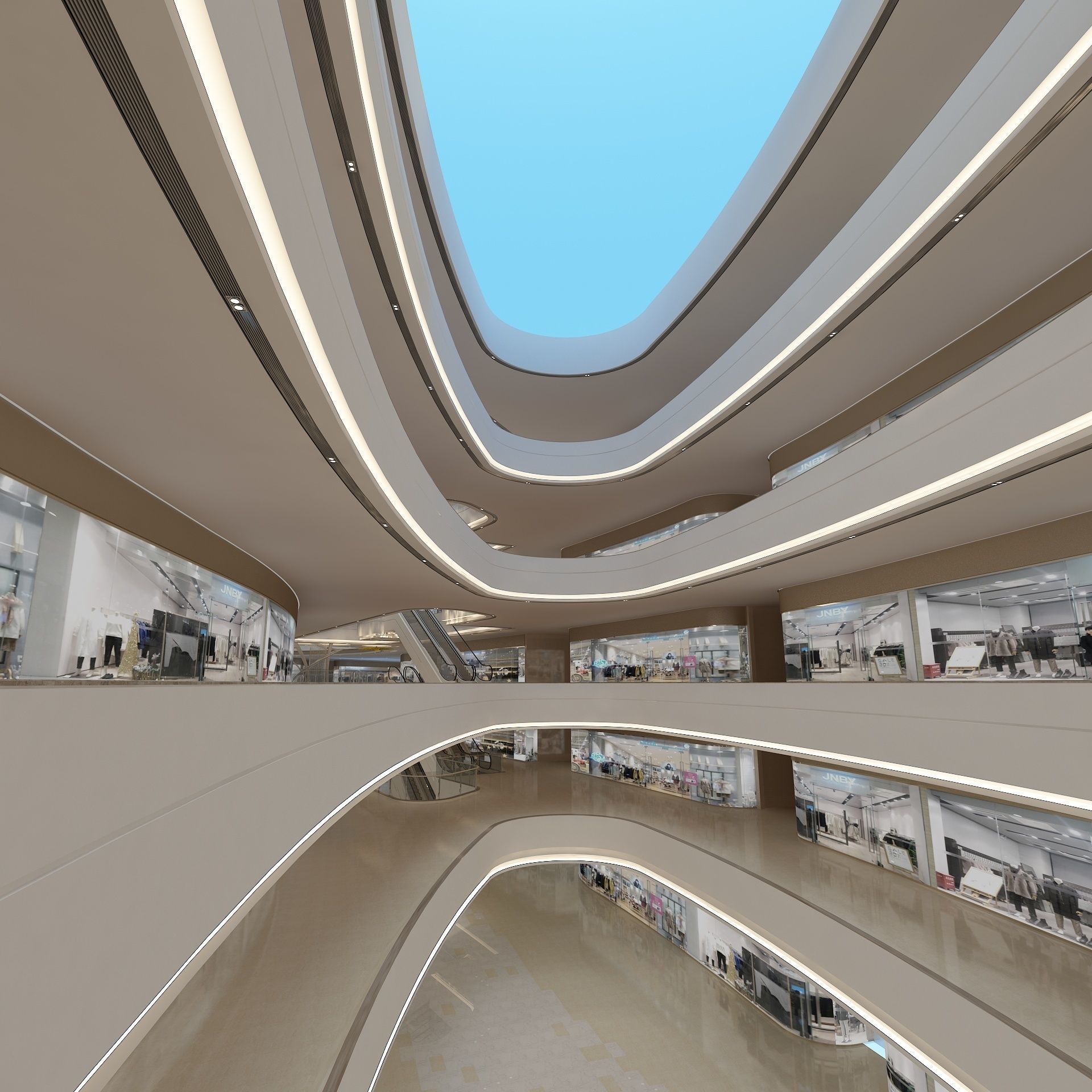Shopping Mall 4 3D model | CGTrader
