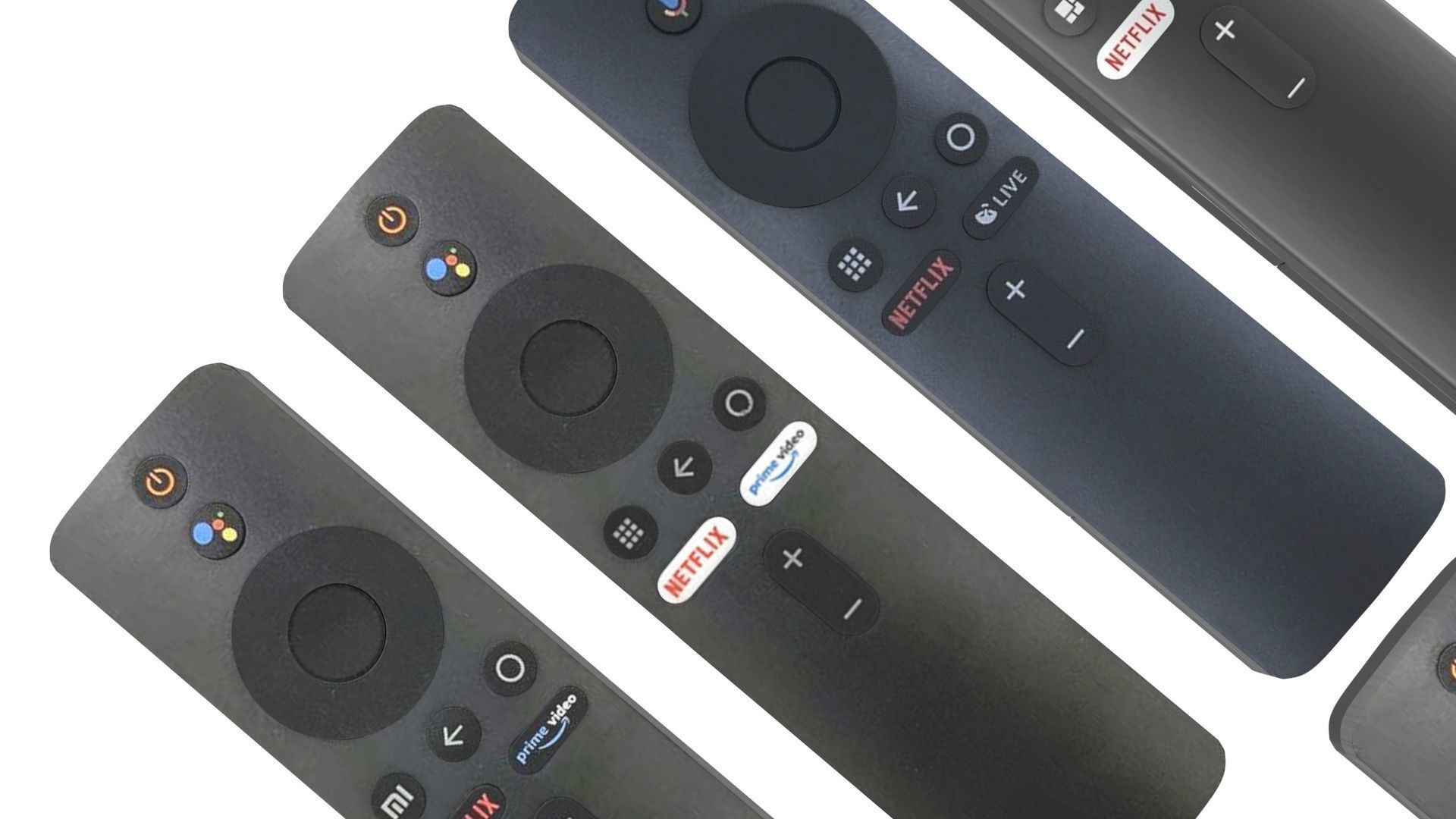 Xiaomi TV Box Remote Controls Set 3D model CGTrader