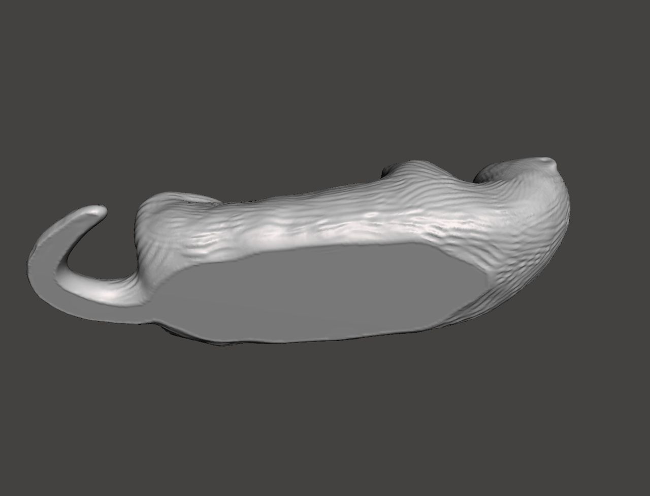 Otters 3D model 3D printable | CGTrader