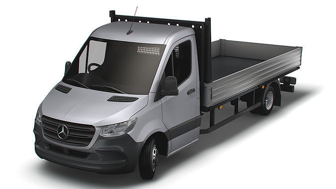 Mercedes Benz Sprinter Single Cab Tipper 2023 3D model | CGTrader