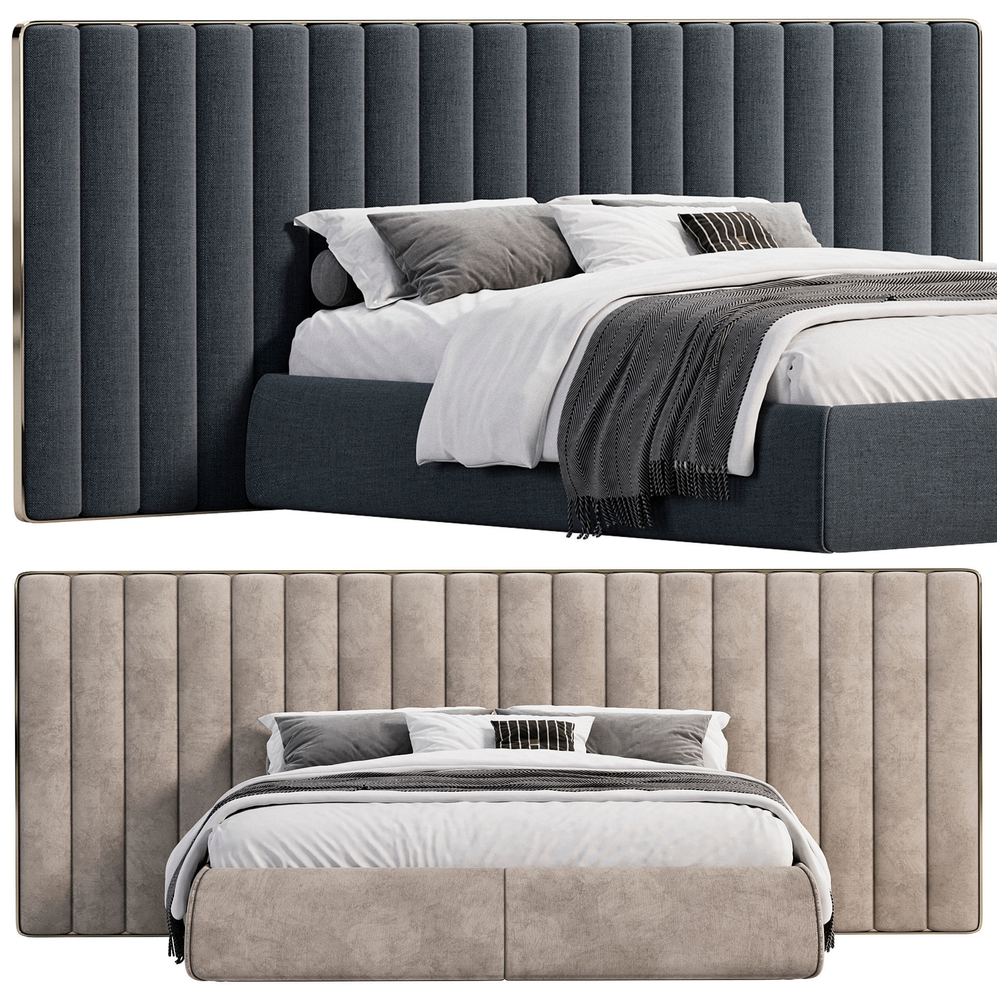 Douglas bed by SM Living 3D model CGTrader