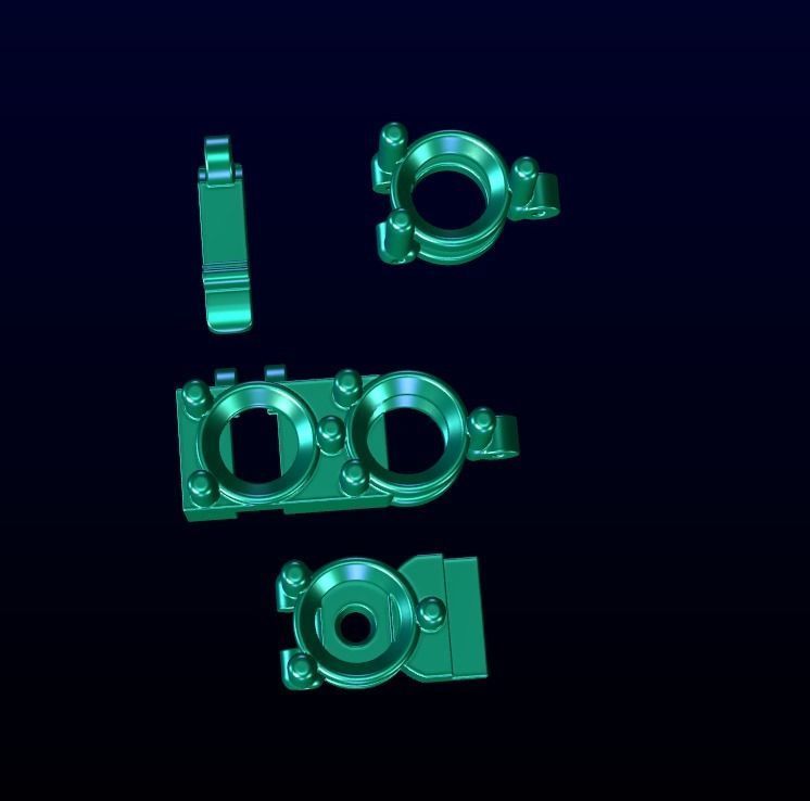 Tennis bracelet box clasp 3D model 3D printable CGTrader