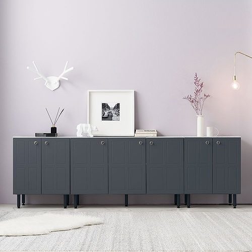 Chenus 2400 High Living Room Storage Set 3D model CGTrader