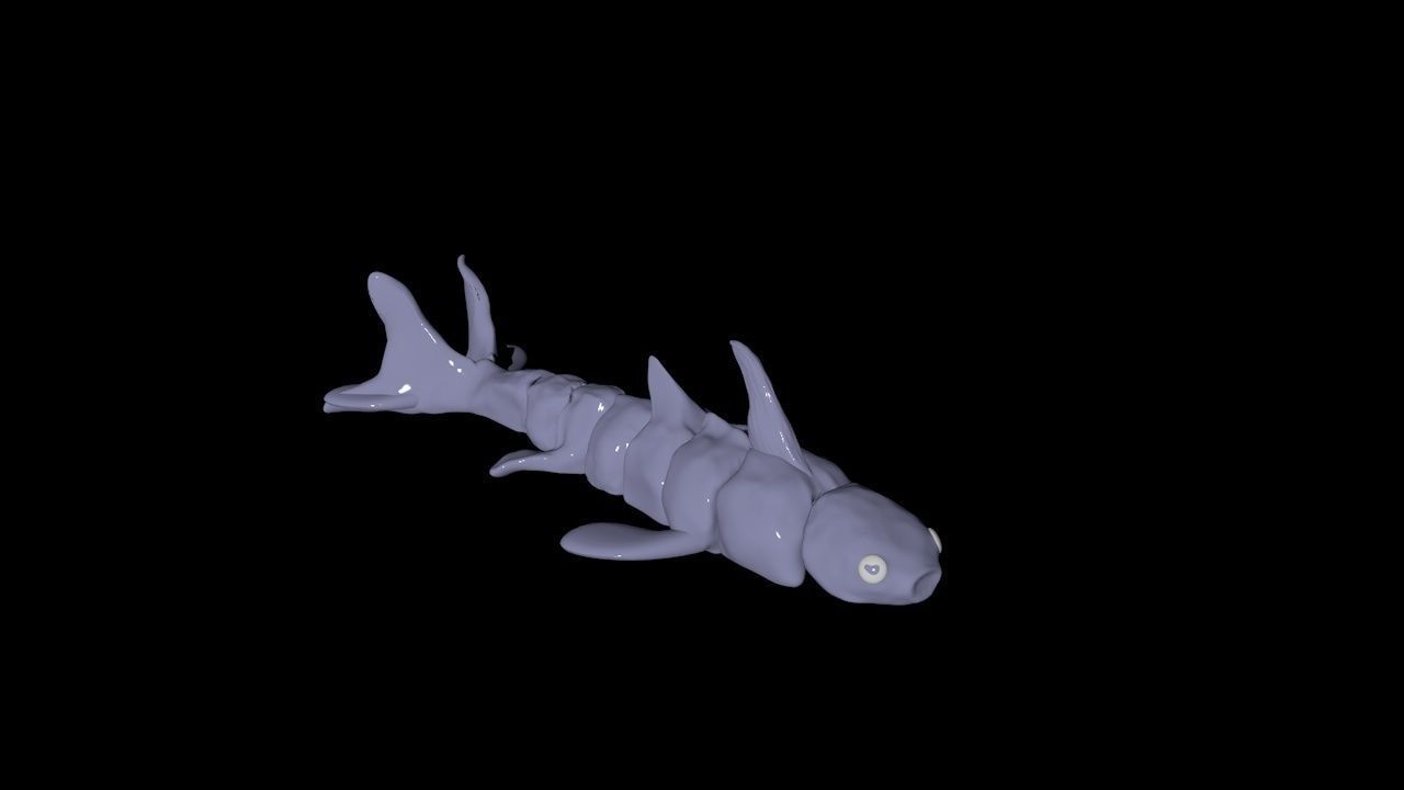 Articulated Koi Fish 3D model 3D printable CGTrader