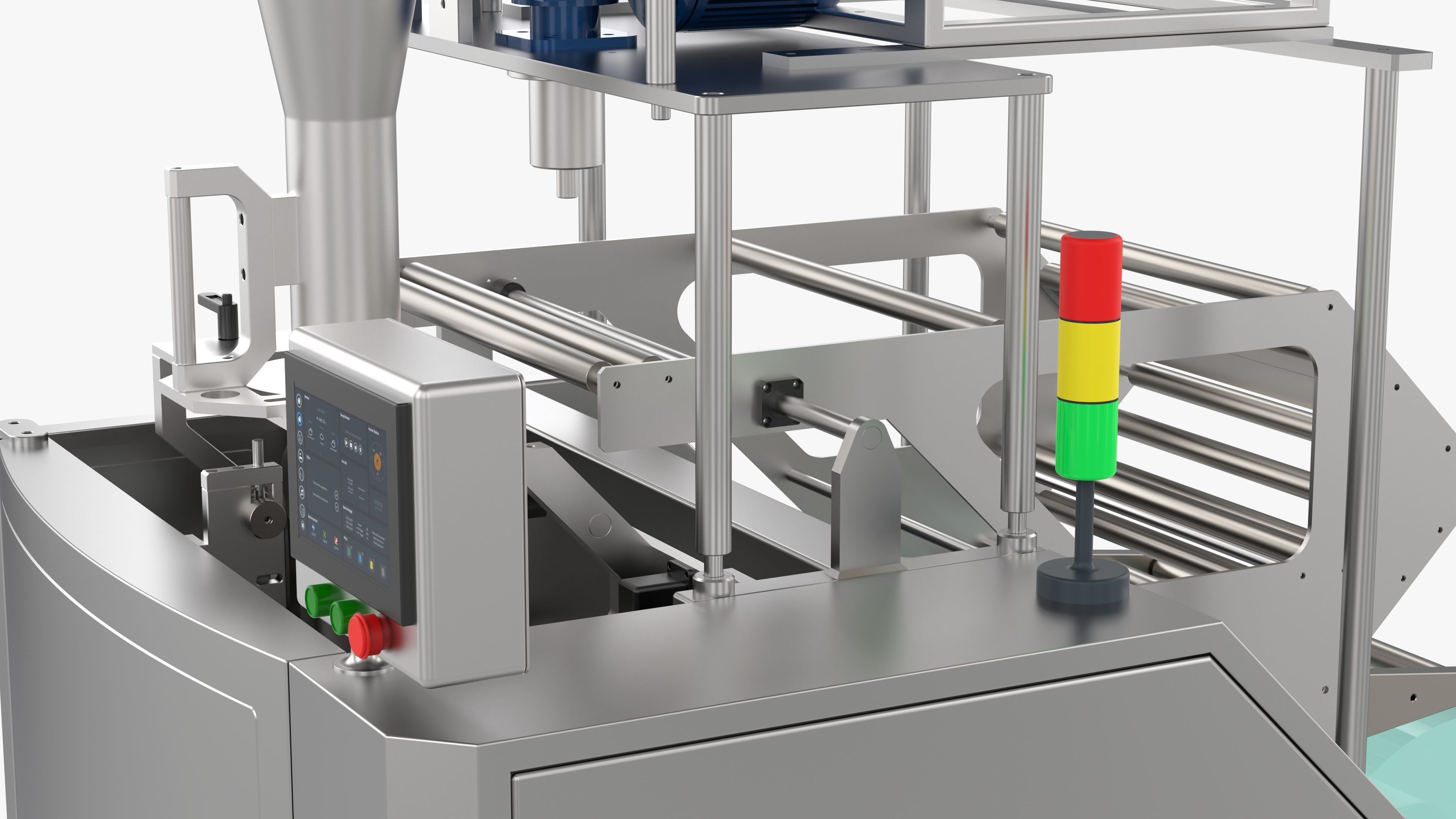 Vertical Fill Seal Packaging Machine 3D model | CGTrader