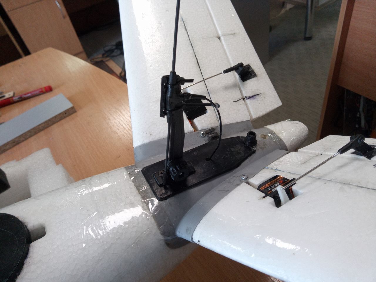 Retractable Antenna Holder TBS crossfire r9m 3D model 3D printable ...