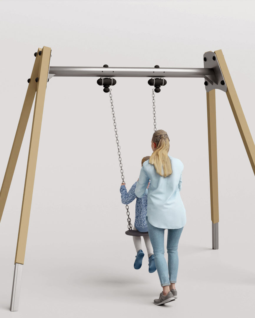 Humano Playing Kid 101112 3D model | CGTrader
