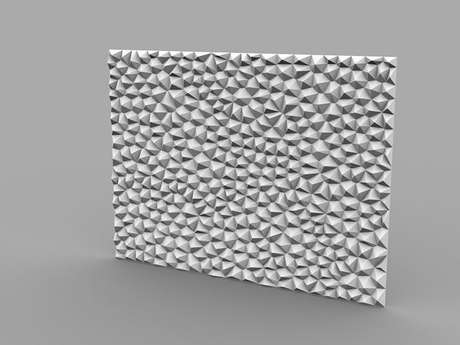 3D Diamond wall panel free 3D model CGTrader