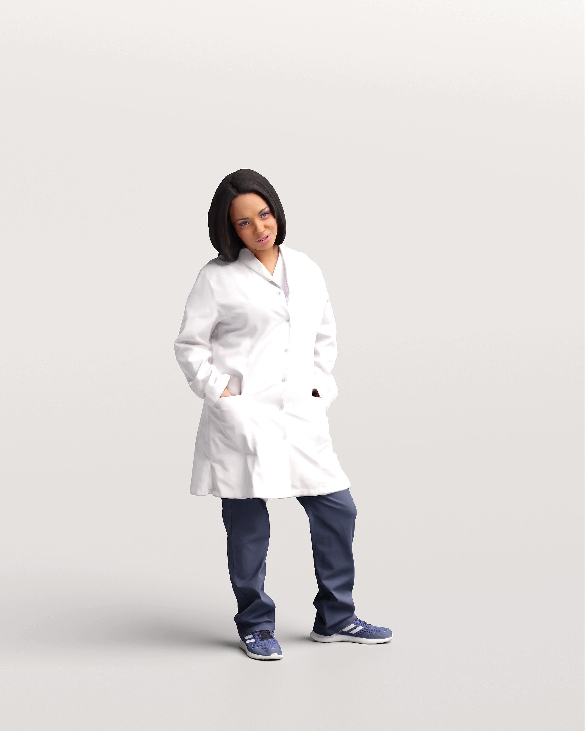 Humano Scientist in a lab 2205 -5 3D model | CGTrader