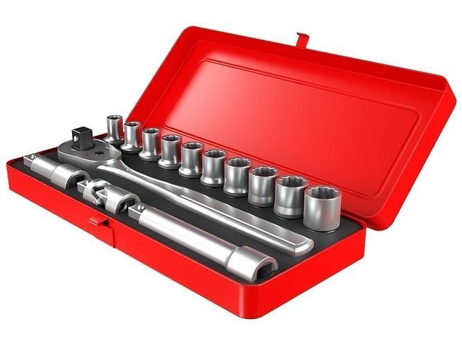 Socket Set1 3D model | CGTrader
