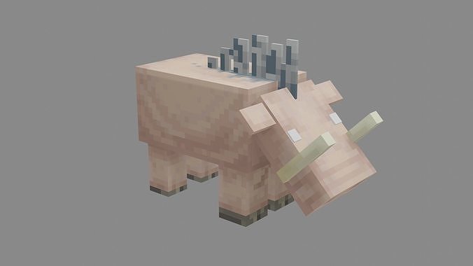 3D model Minecraft Hoglin VR / AR / low-poly | CGTrader