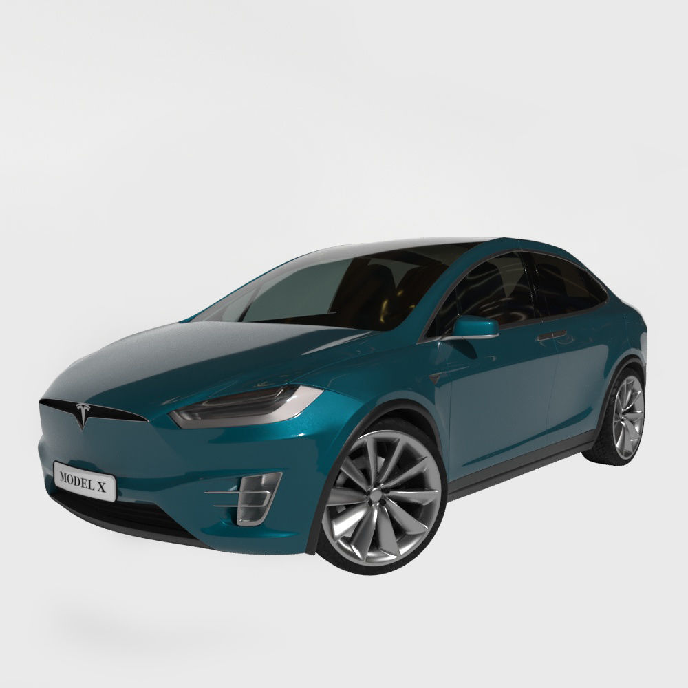 Tesla Car 3D model CGTrader