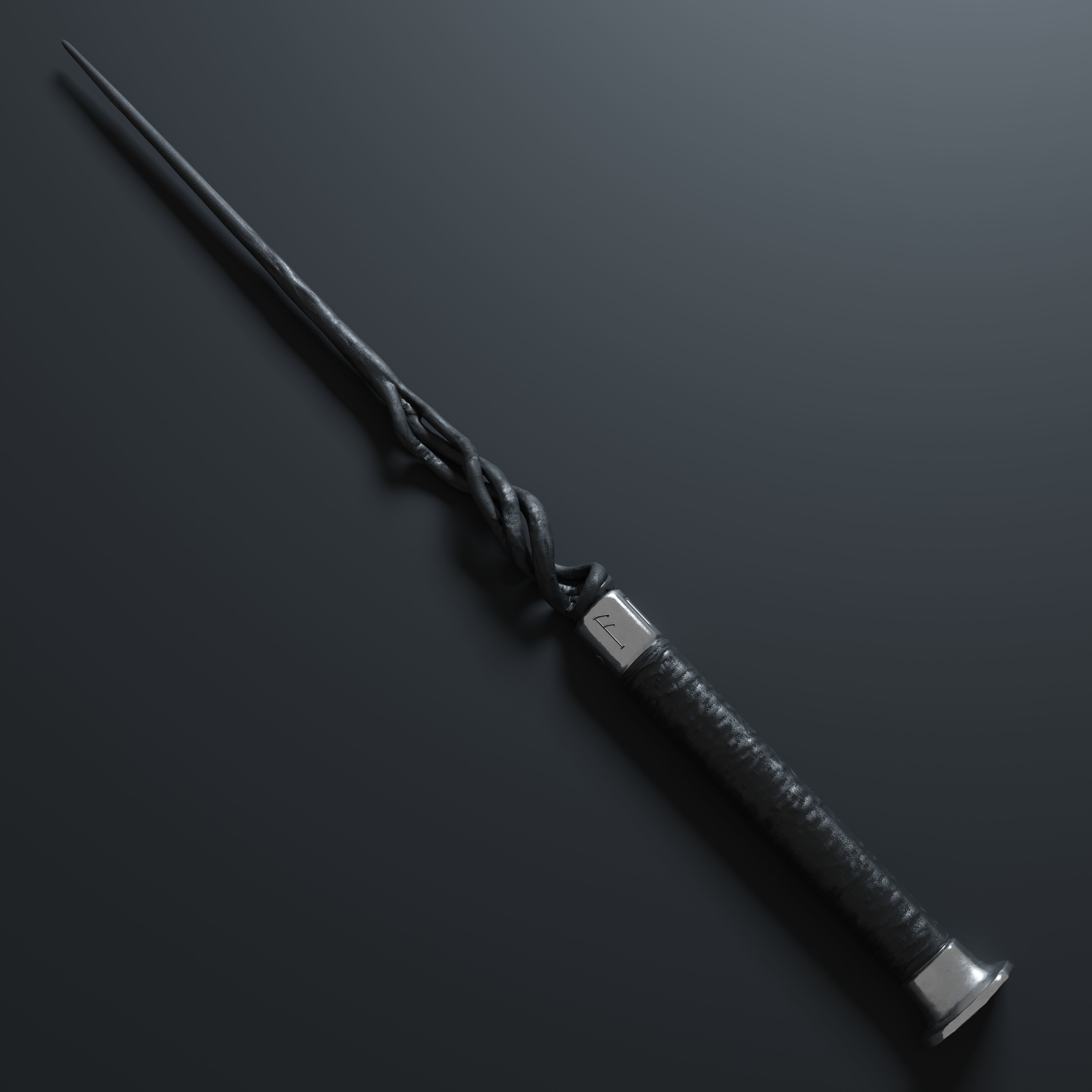 3D model Albus Dumbledore Wand - Fantastic Beasts VR / AR / low-poly ...