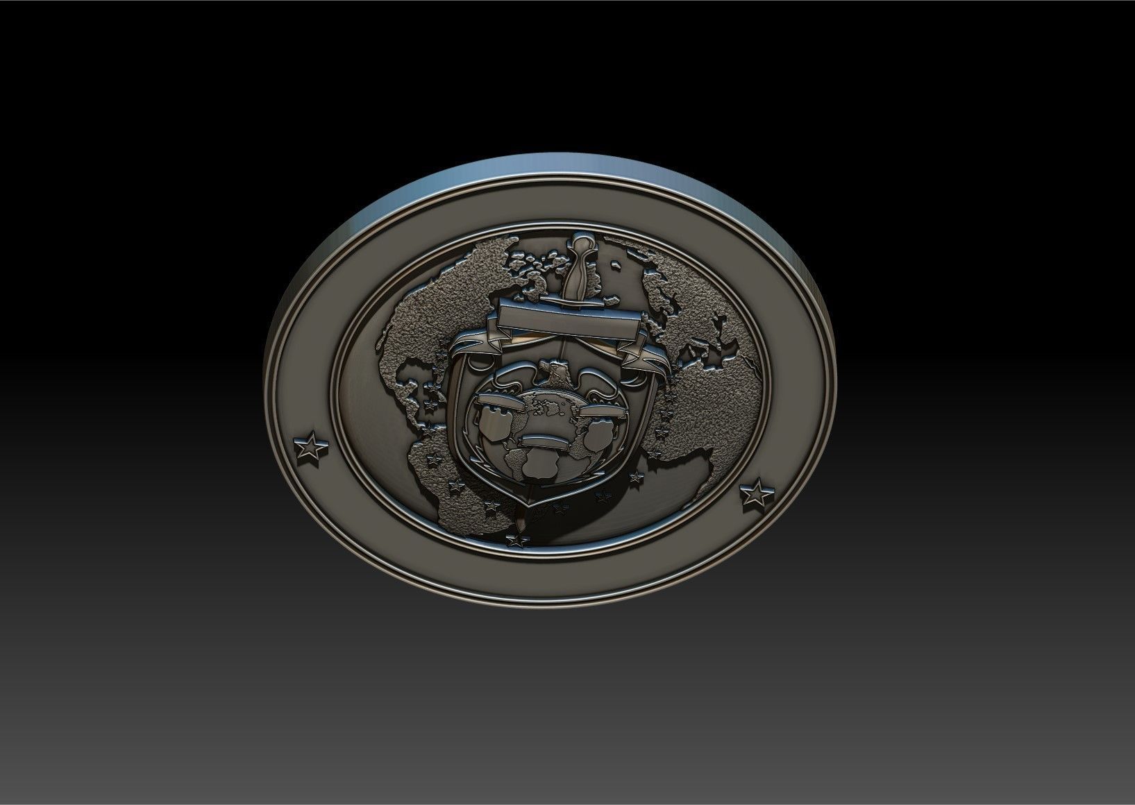 Govt Seal 3D model 3D printable | CGTrader
