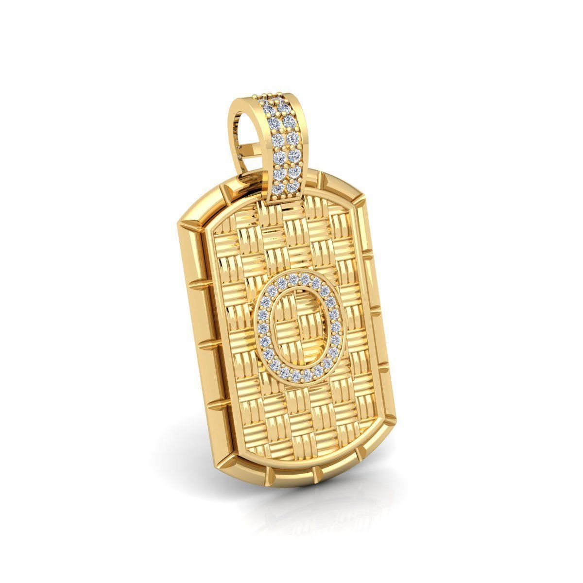 O Latter Pendent 3d Model and Render 3D model 3D printable | CGTrader