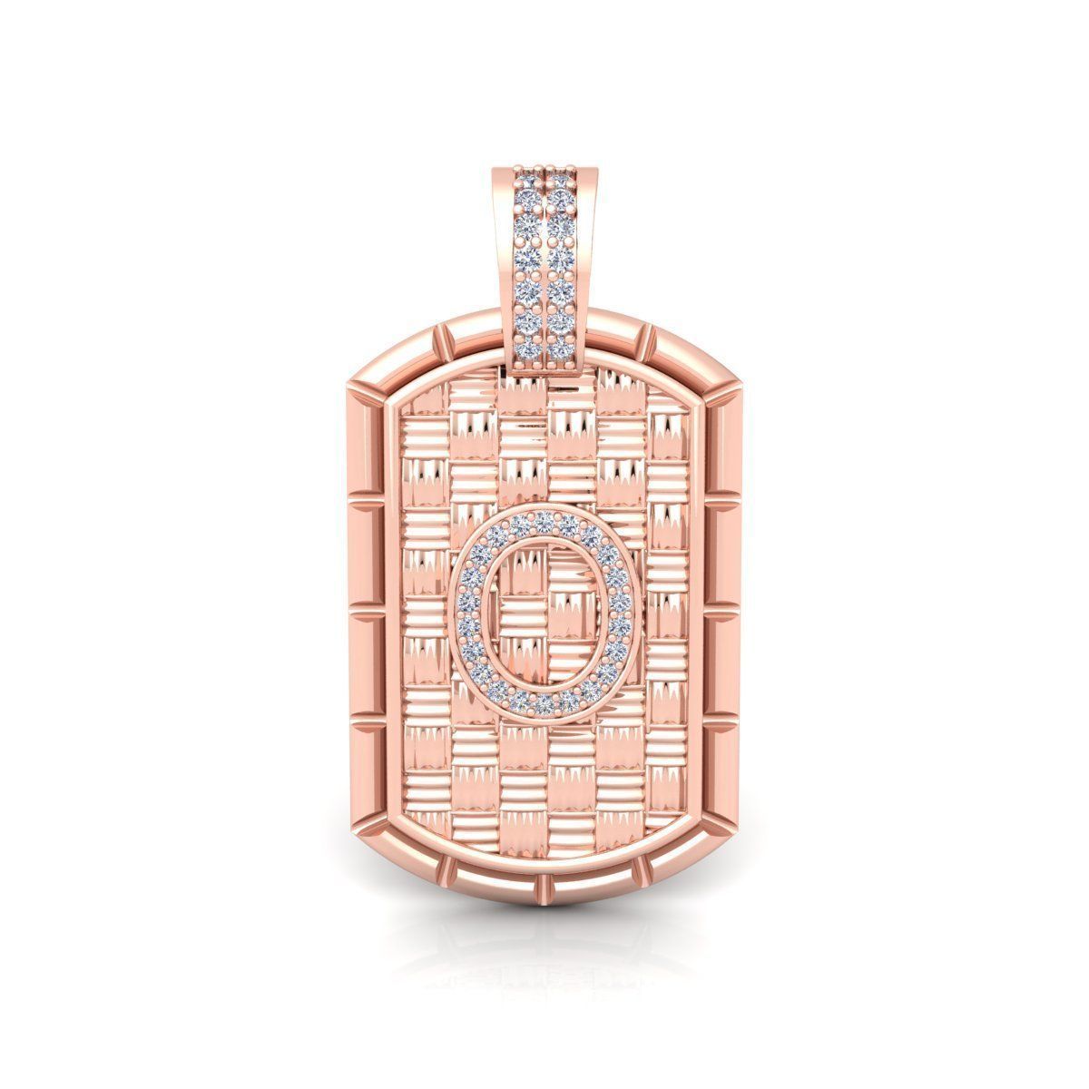 O Latter Pendent 3d Model and Render 3D model 3D printable | CGTrader