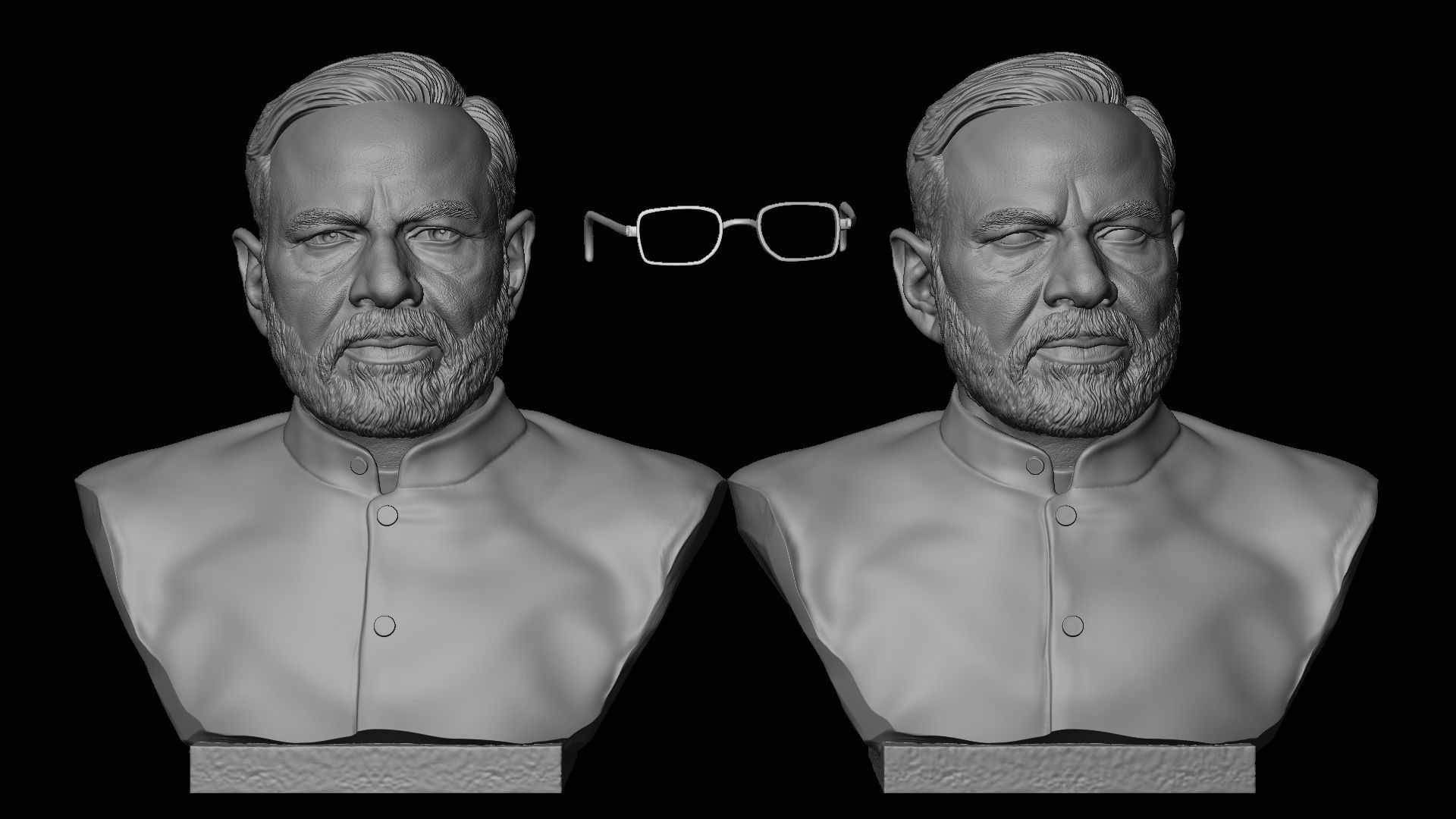 Narendra Damodardas Modi 3D model 3D printable | CGTrader