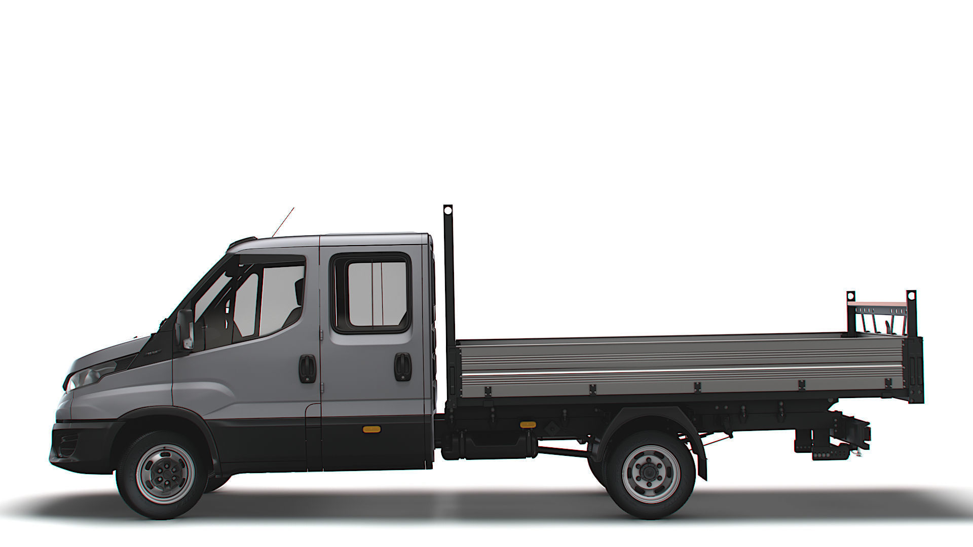 Iveco Daily Crew Cab Tipper 2023 3D model CGTrader