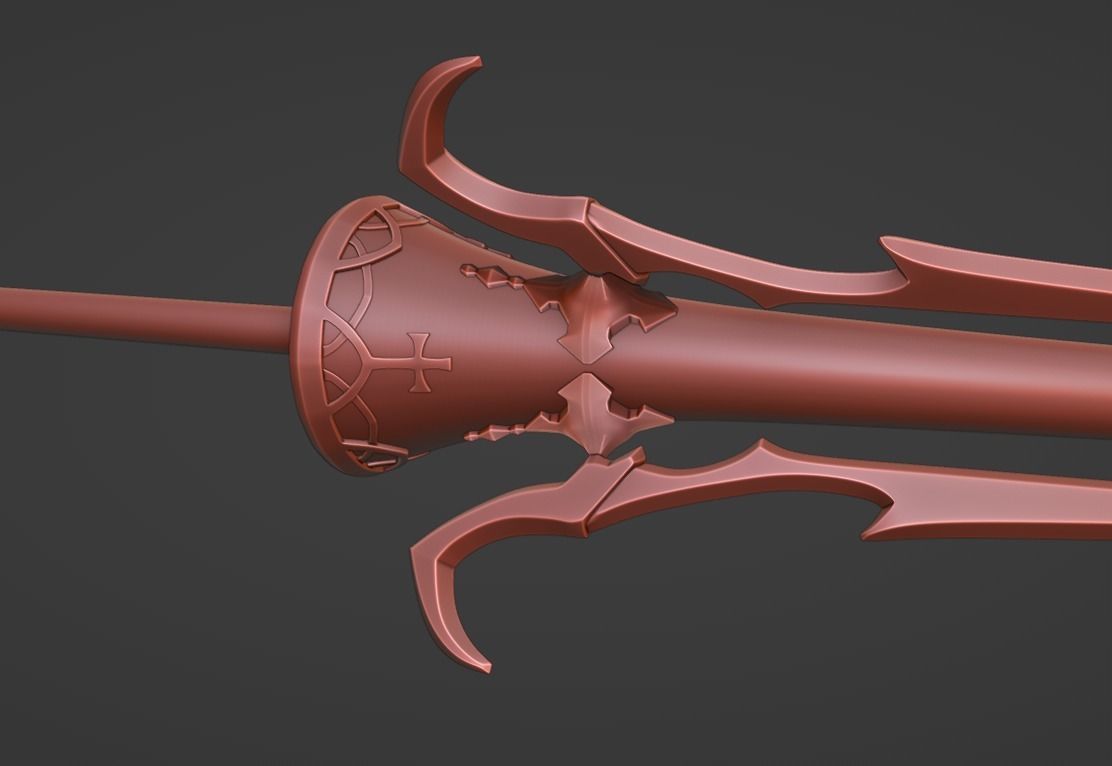 Trap of Argalia - Astolfo Weapon Fate Grand Order 3D Print Ready 3D ...