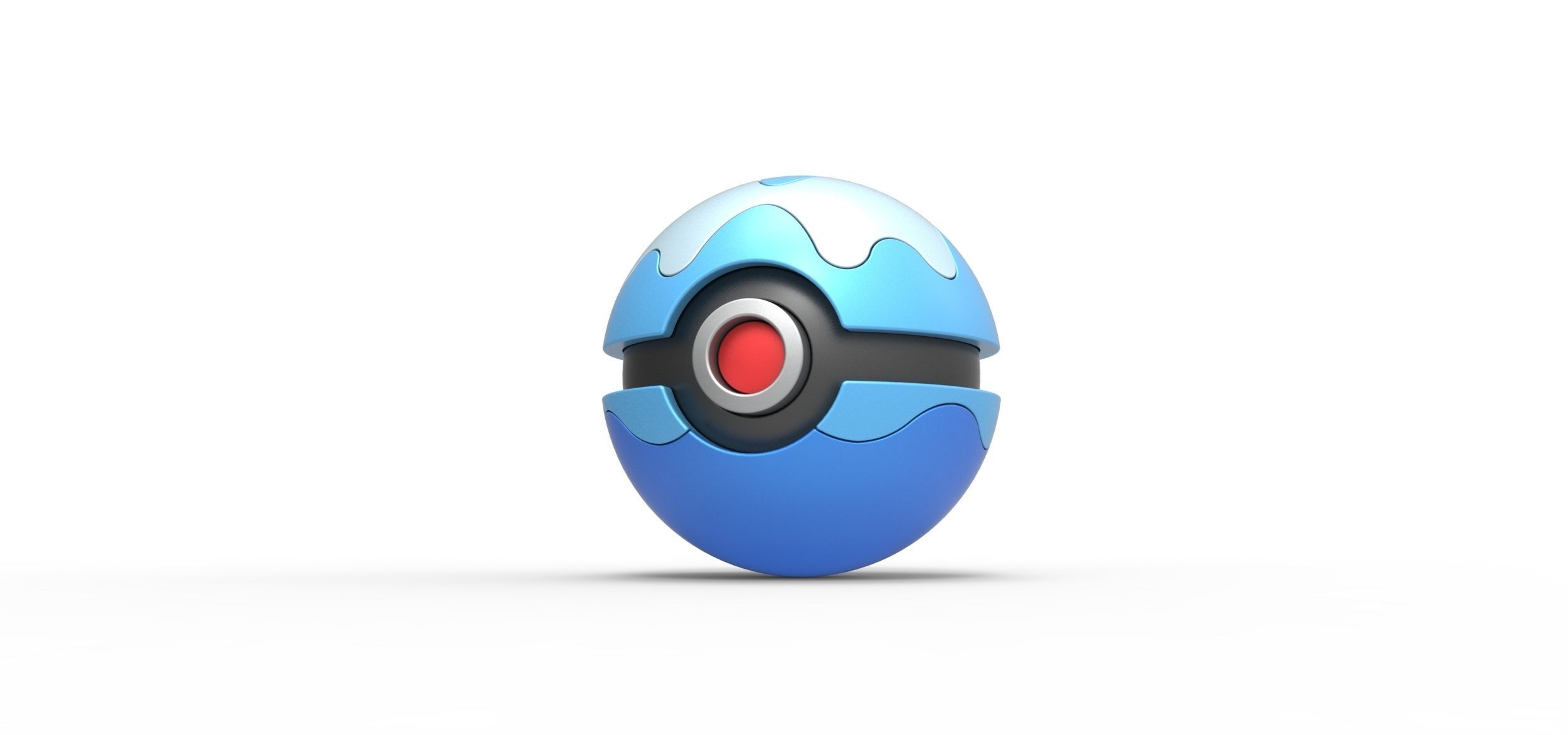 Dive Ball 3D model 3D printable CGTrader