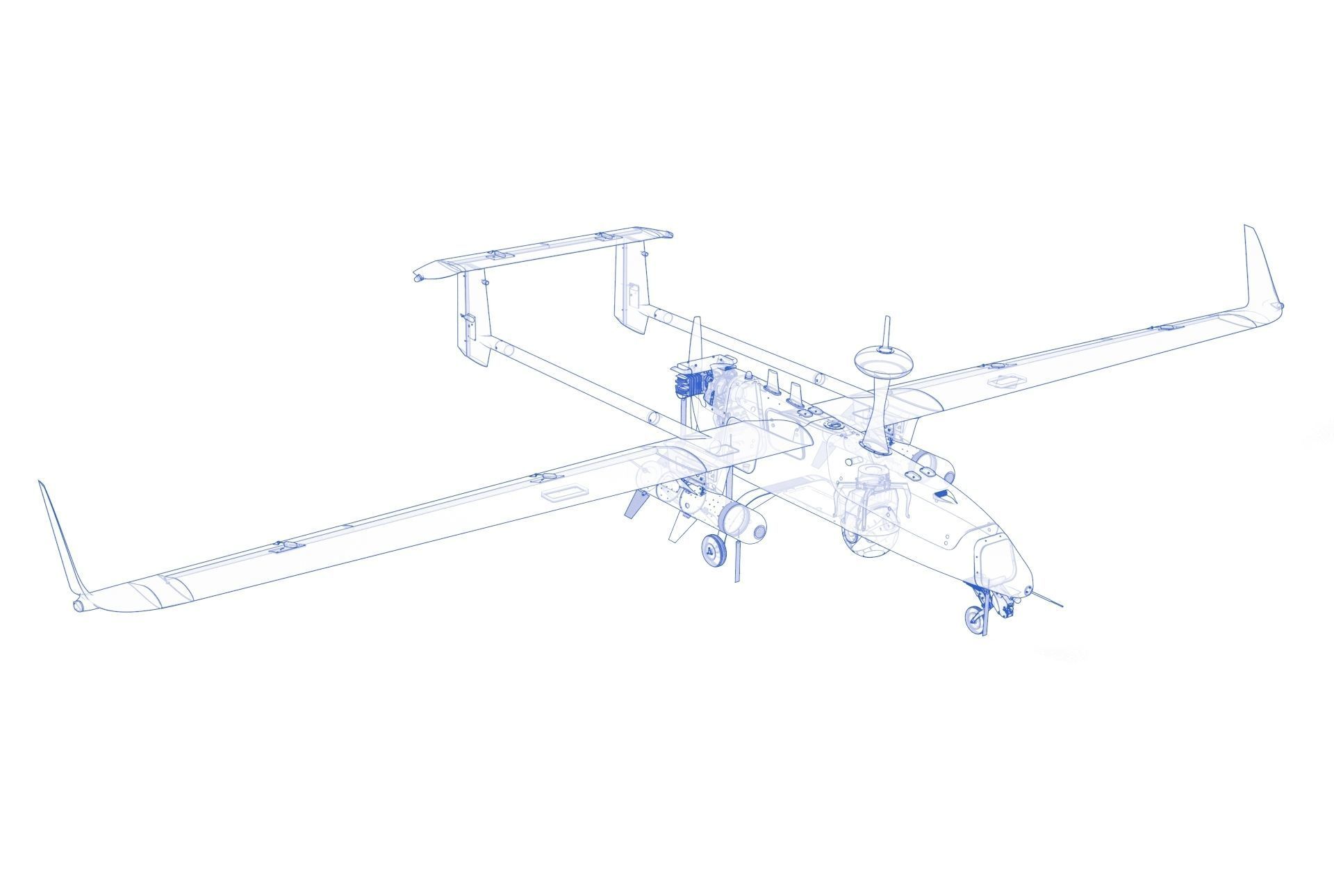Uav Model UAV military aircraft drone 3D model | CGTrader