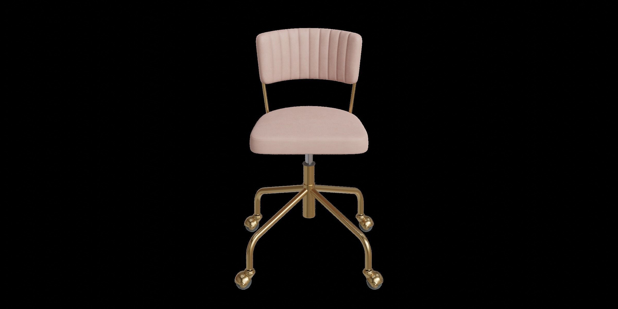 3D model Tania Gold Task Chair VR / AR / lowpoly CGTrader