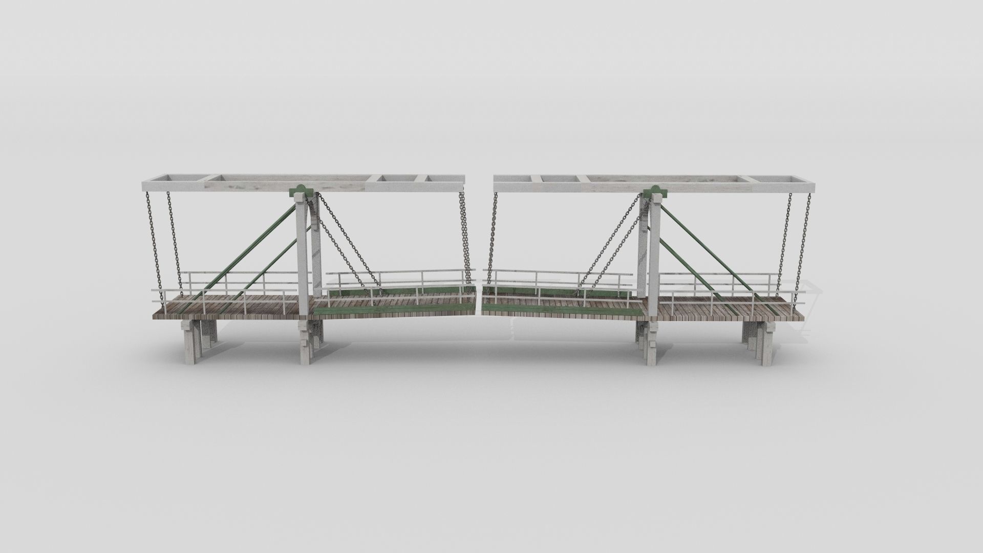 Amsterdam drawbridge 3D model | CGTrader