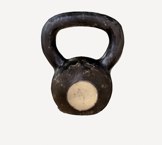Rusty Kettlebell 3D model 3D printable CGTrader