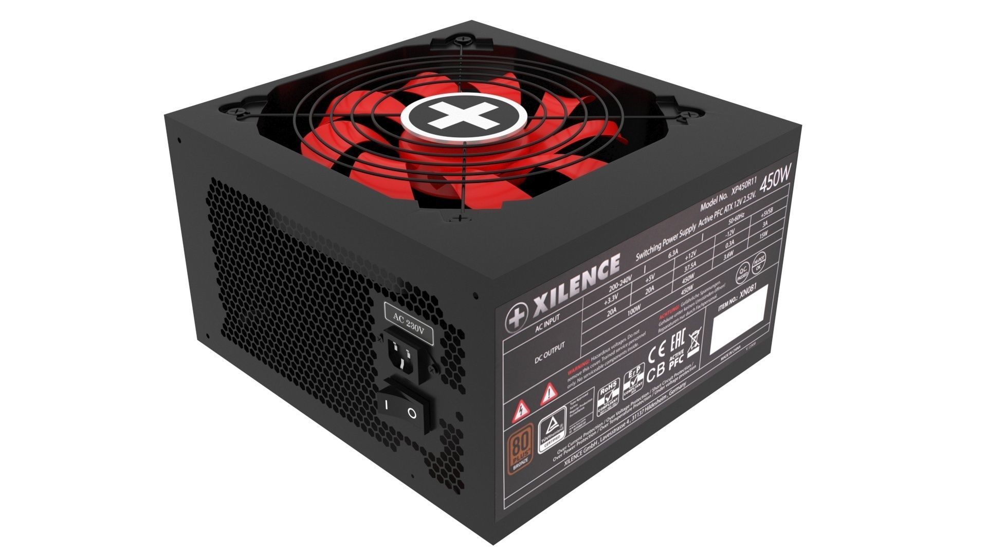 Black Power Supply Unit 3D model | CGTrader