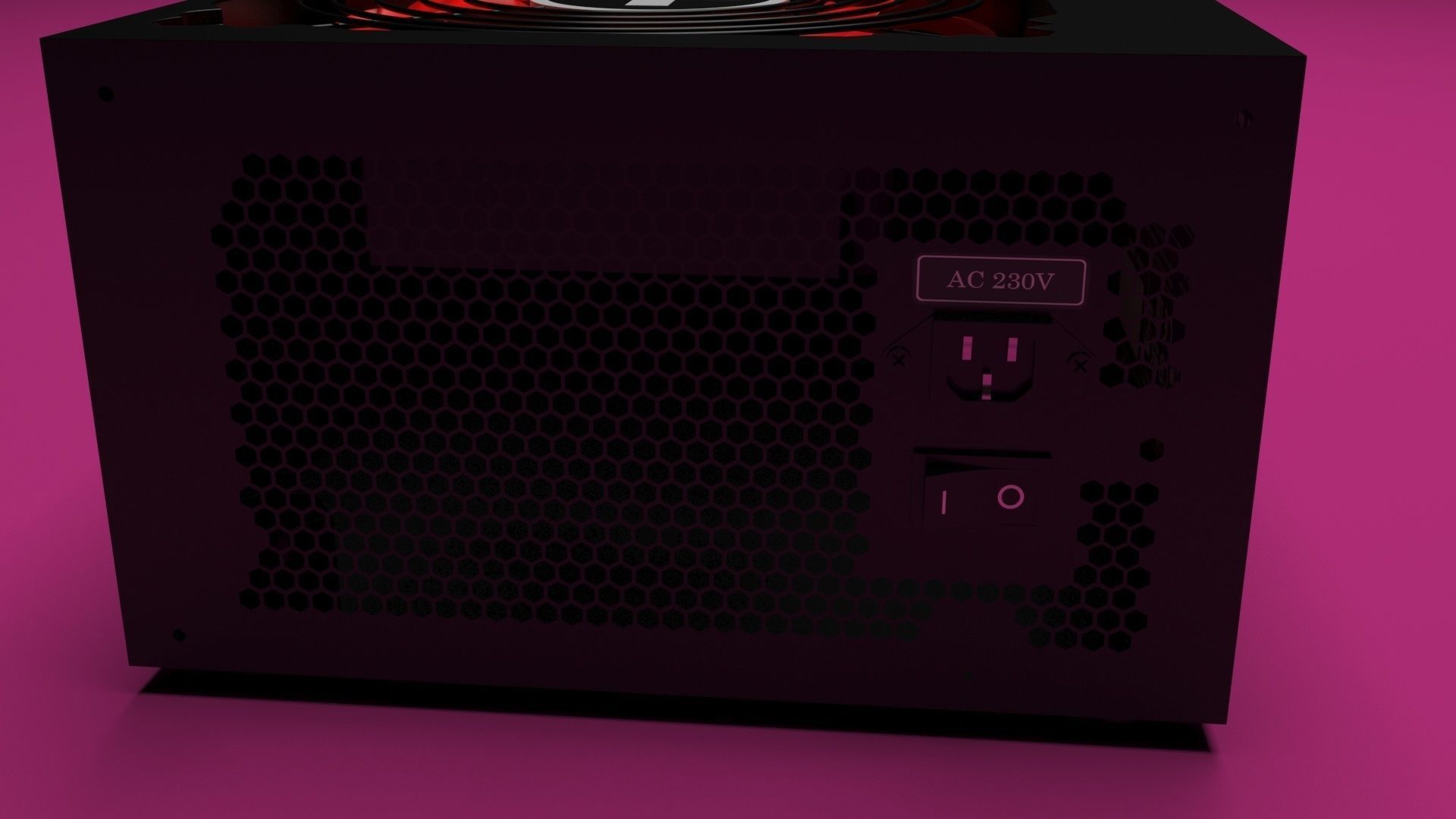 Black Power Supply Unit 3D model | CGTrader