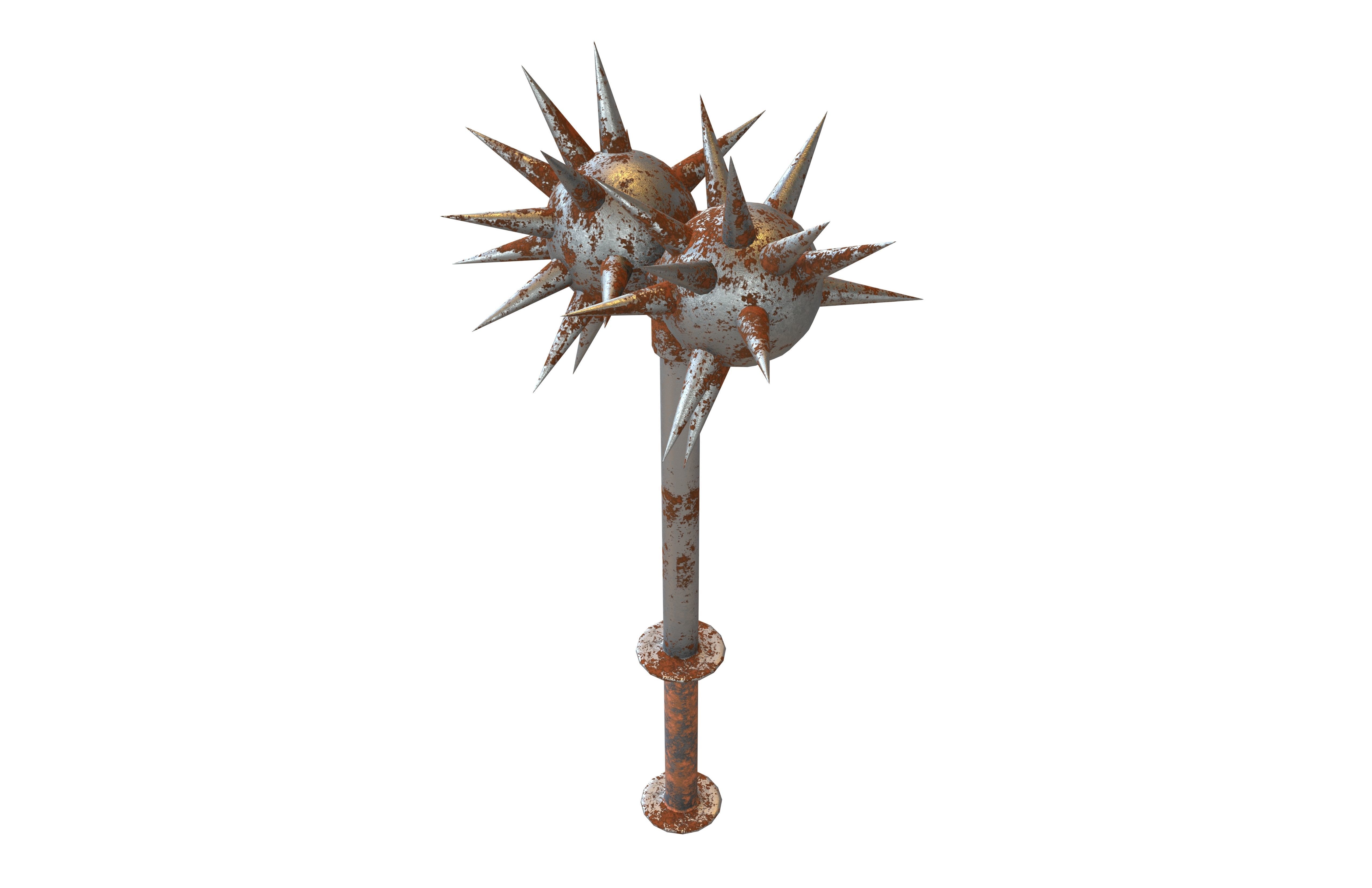 3D model Morning Star Weapon v2 011 VR / AR / low-poly | CGTrader