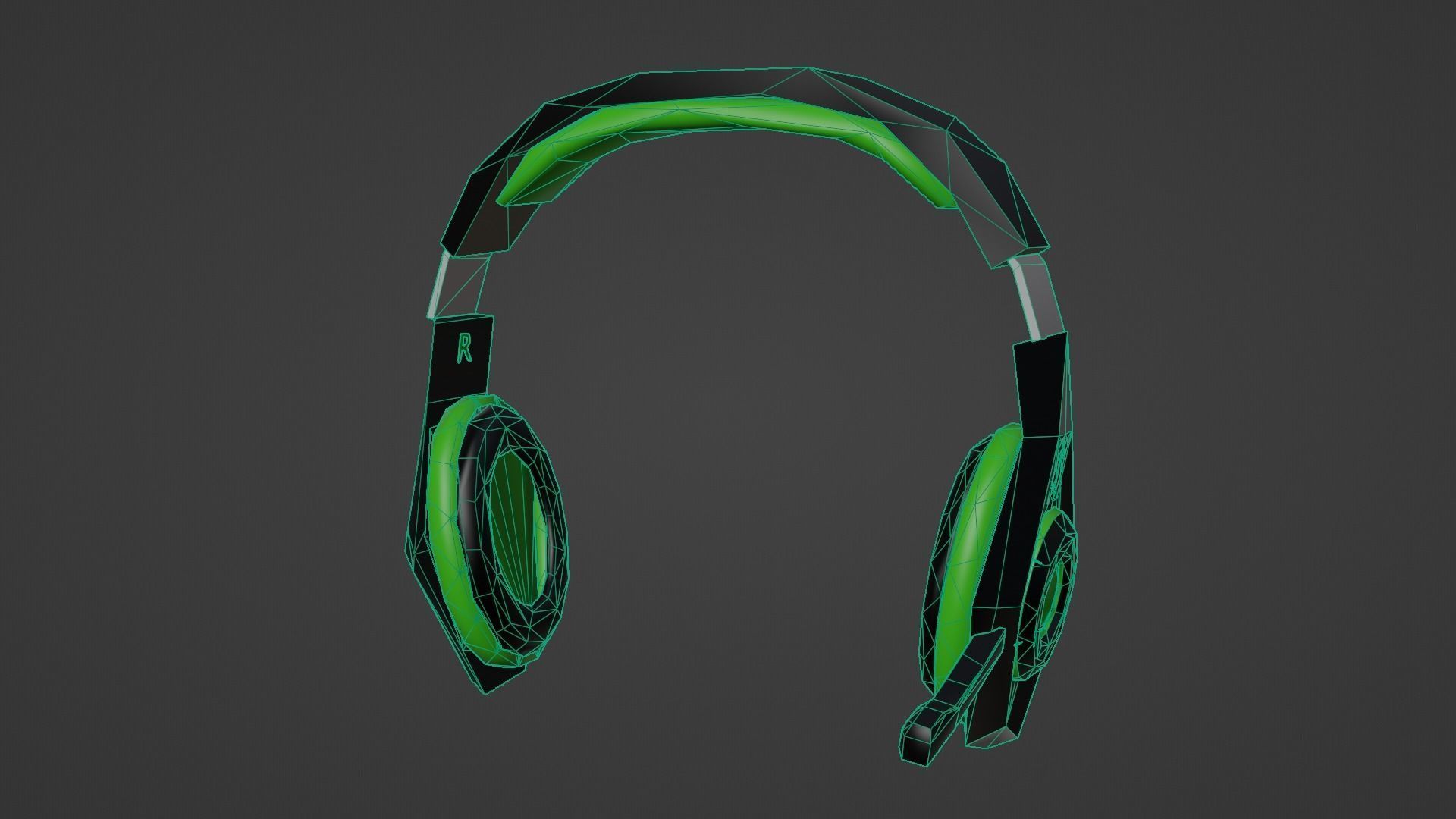 3D model Biohazard gaming headset VR / AR / low-poly | CGTrader