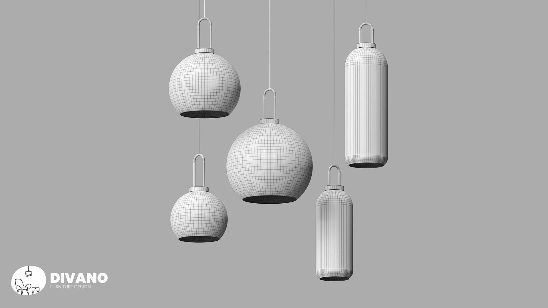 Pendant Gift Ball Hanging Lamp 3D model CGTrader