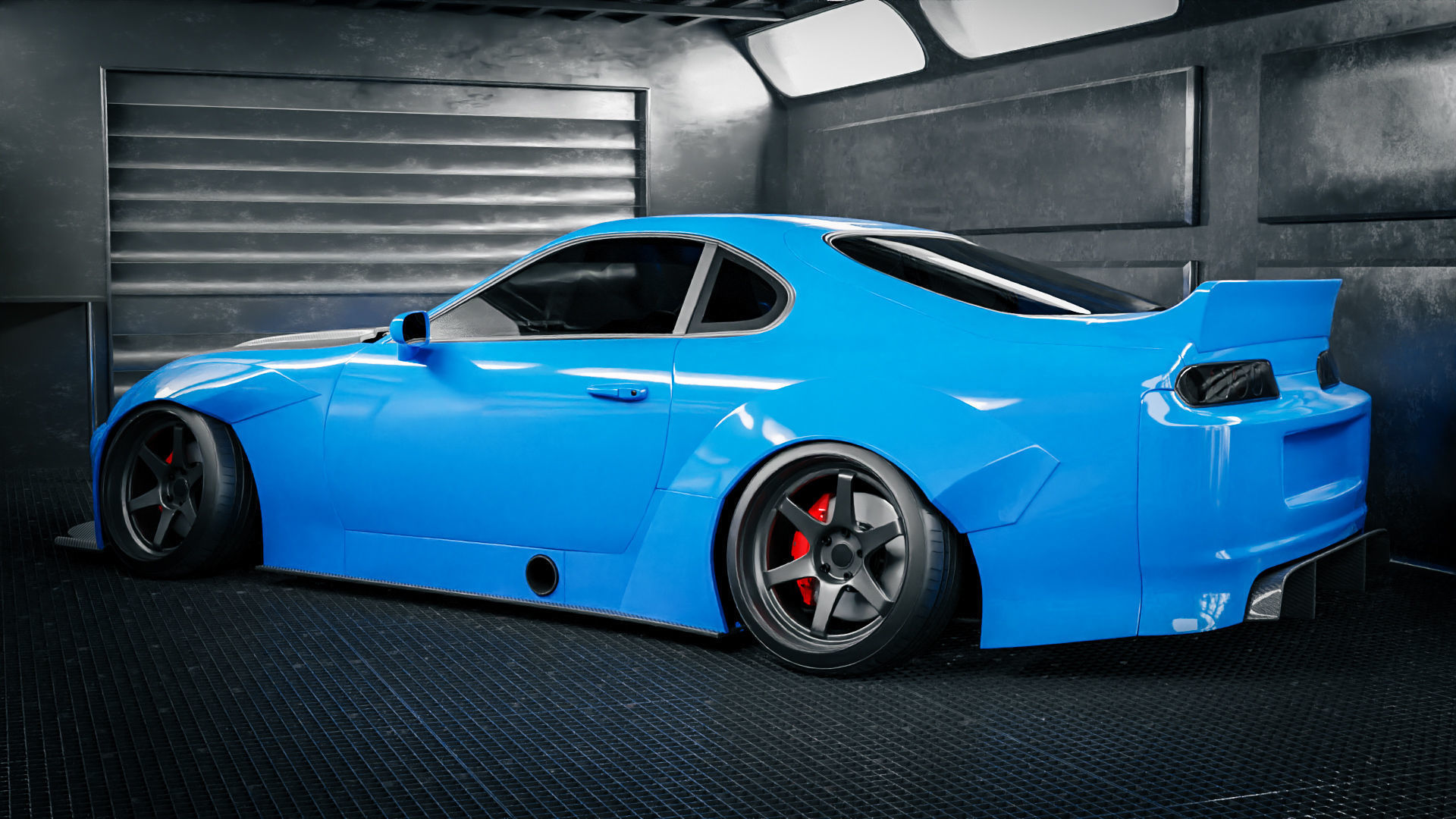 Toyota Supra MK4 Rocket Bunny 3D model | CGTrader