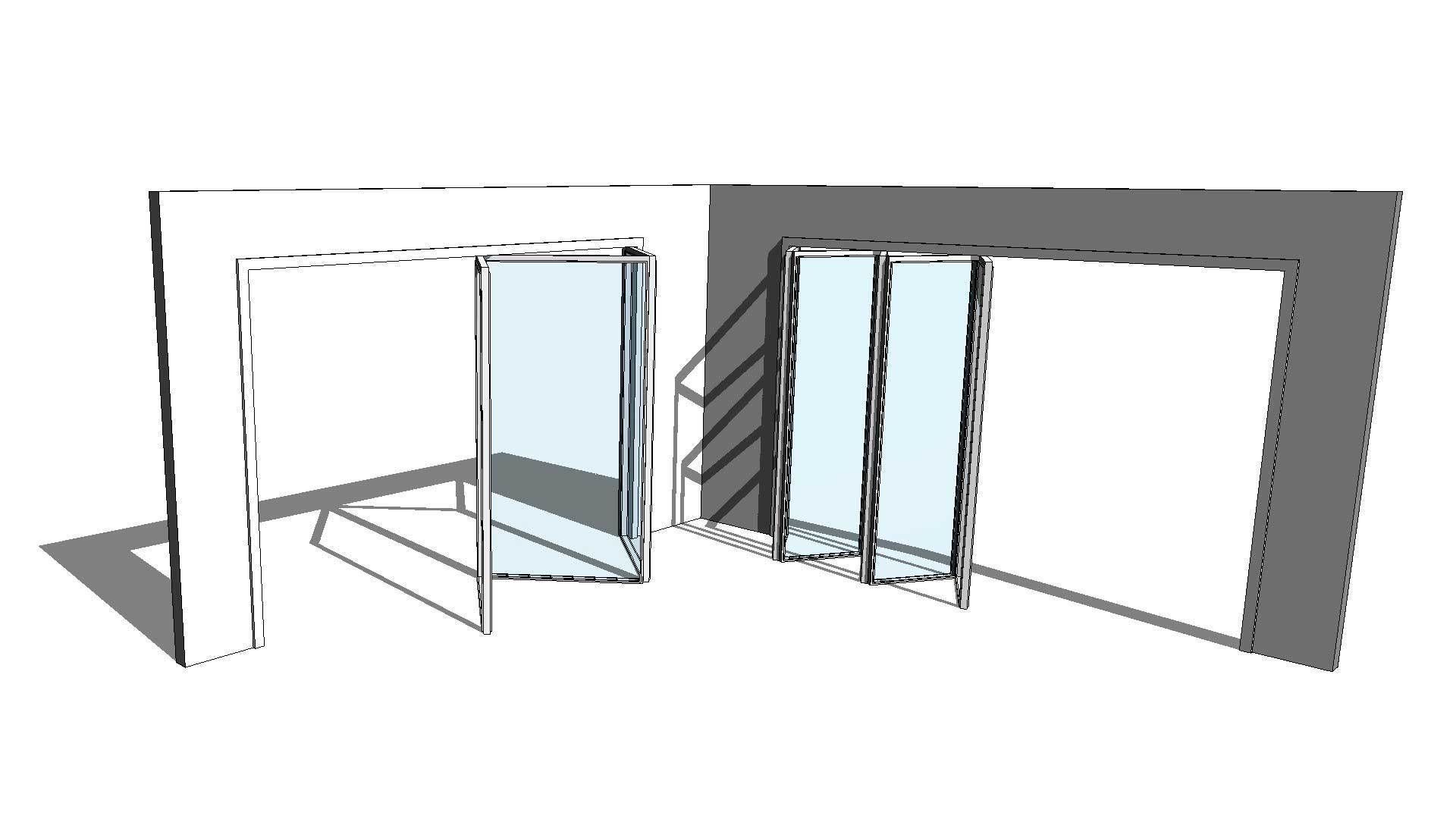 Fully Parametric Bi-Fold Doors 3D model | CGTrader