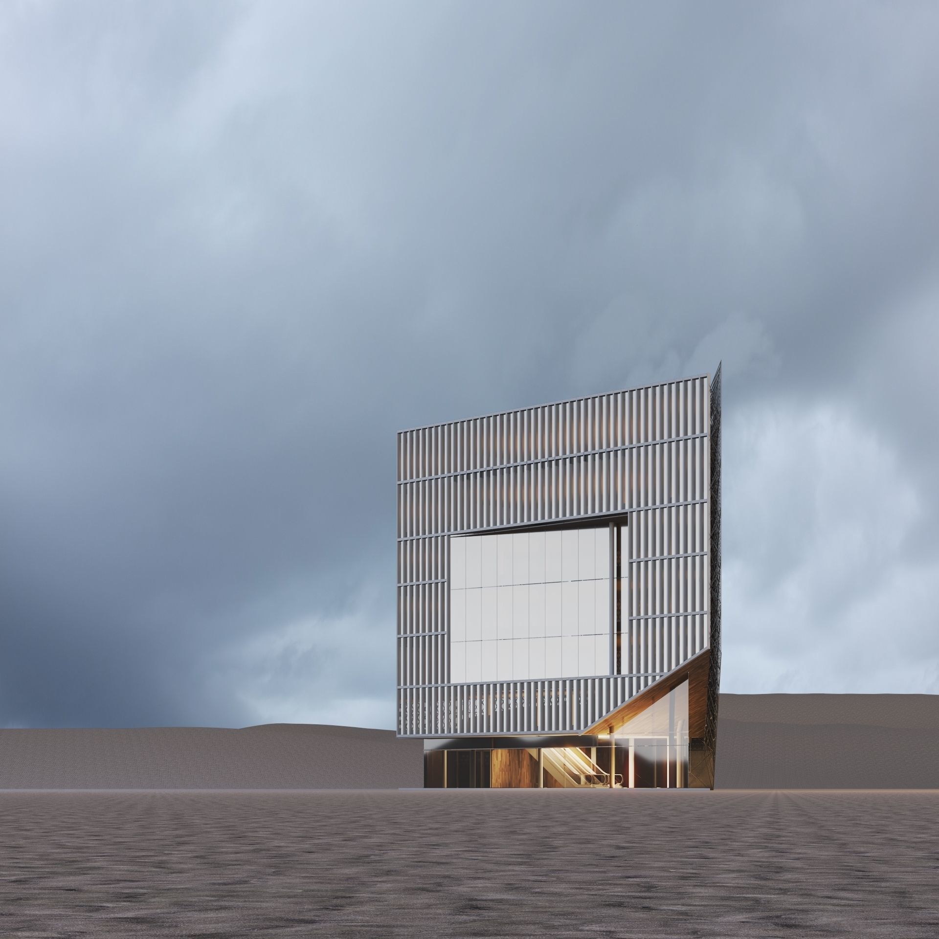 Office Building Archviz 3D model | CGTrader