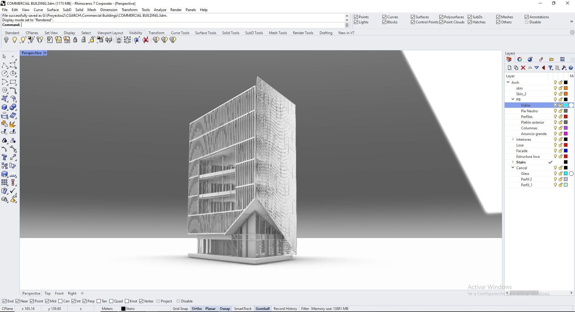 Office Building Archviz 3D model | CGTrader